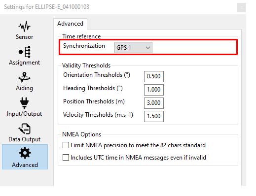 GNSS advanced Ellipse