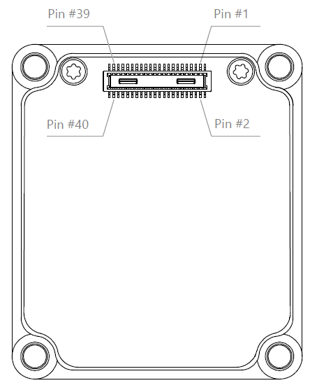 OEM units connector orientation (bottom view)