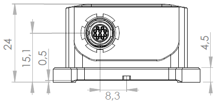 Ellipse-A front view