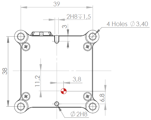 Ellipse-A bottom view