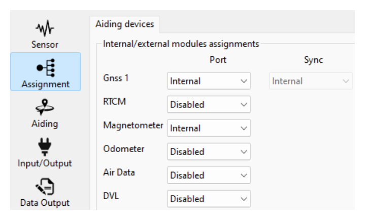sbgCenter Configuration - Assignment