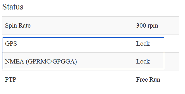 PPS GPS-NMEA Lock