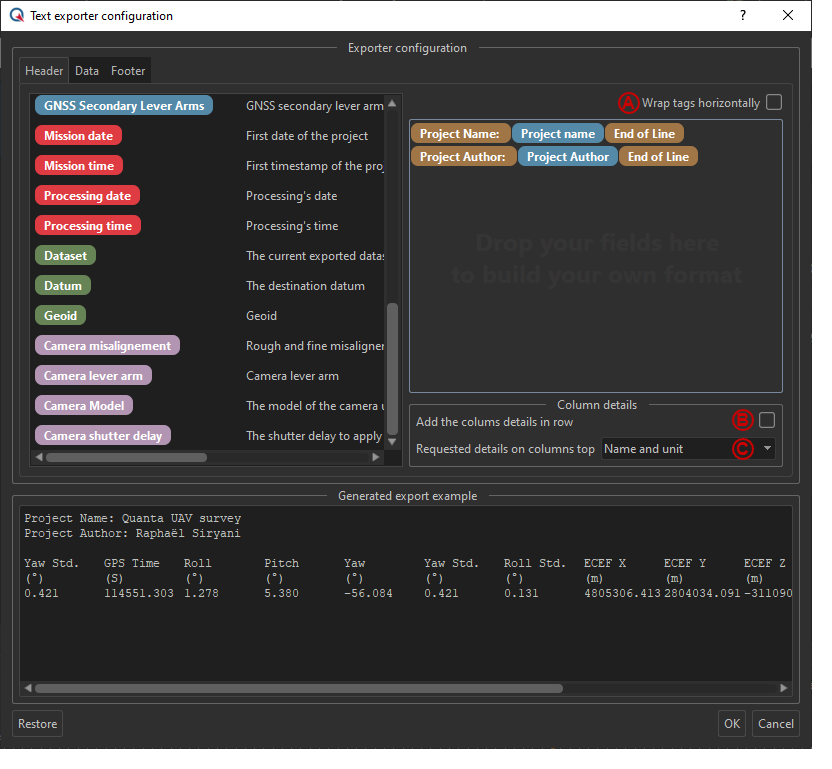 qinertia-ascii-header